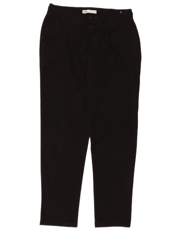 Zara Ανδρικό κωνικό παντελόνι Chino Medium W31 L29 Μαύρο Πολυεστέρας