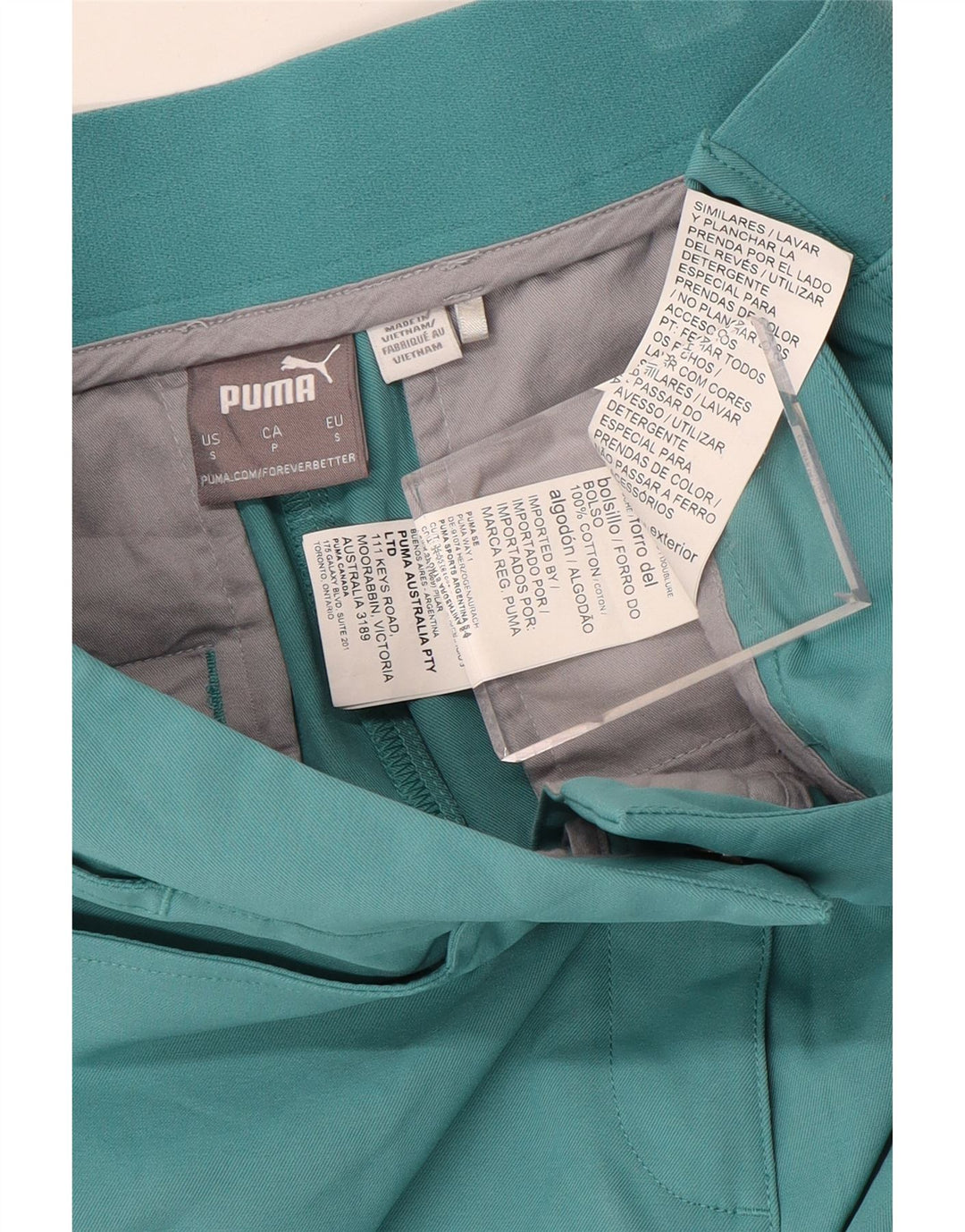 Γυναικείο Casual σορτς PUMA Small W27 Μπλε Βαμβακερό