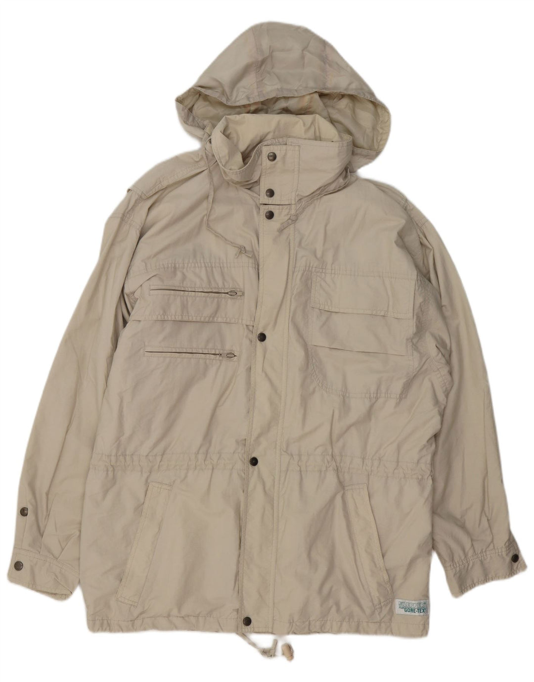KLEPPER Ανδρικό Gore-Tex Hooded Utility Jacket UK 38 Βαμβακερό μεσαίο μπεζ