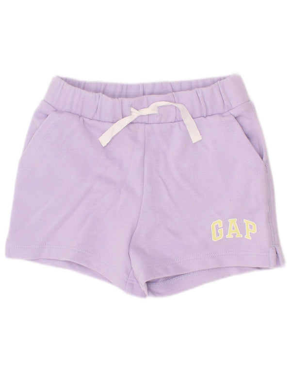 Γραφικό αθλητικό σορτς Gap Baby Girls 18-24 μηνών μωβ βαμβακερό