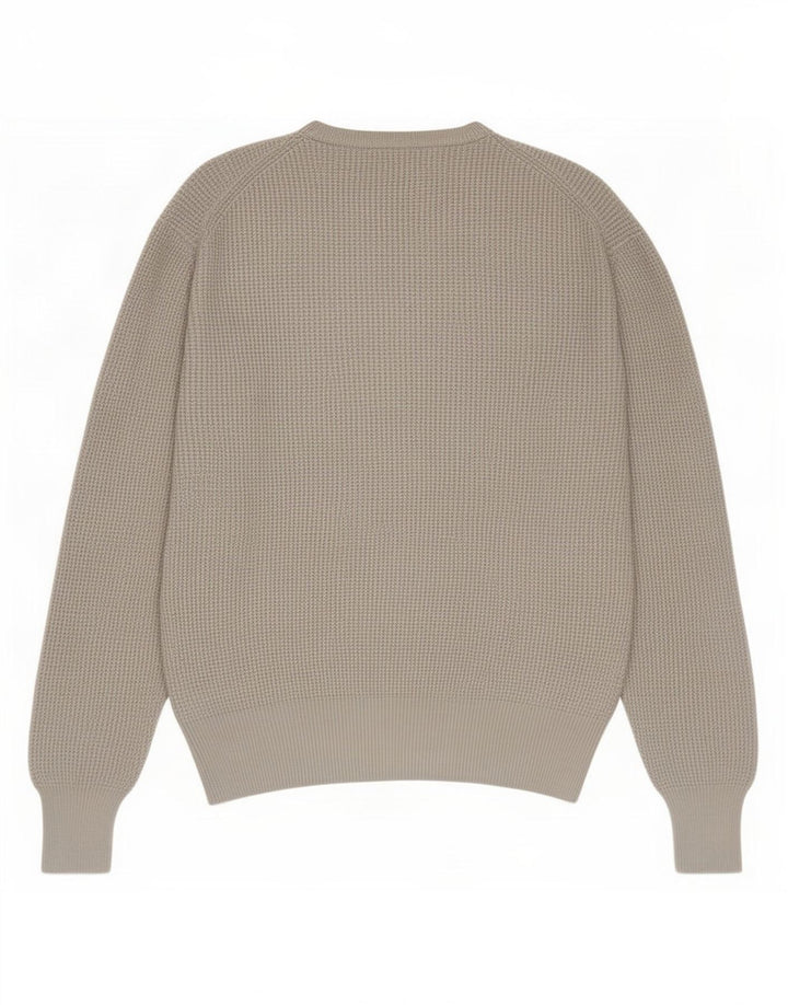 Ανδρικό πουλόβερ All Saints Crew Neck Jumper Μεσαίο γκρι βαμβακερό