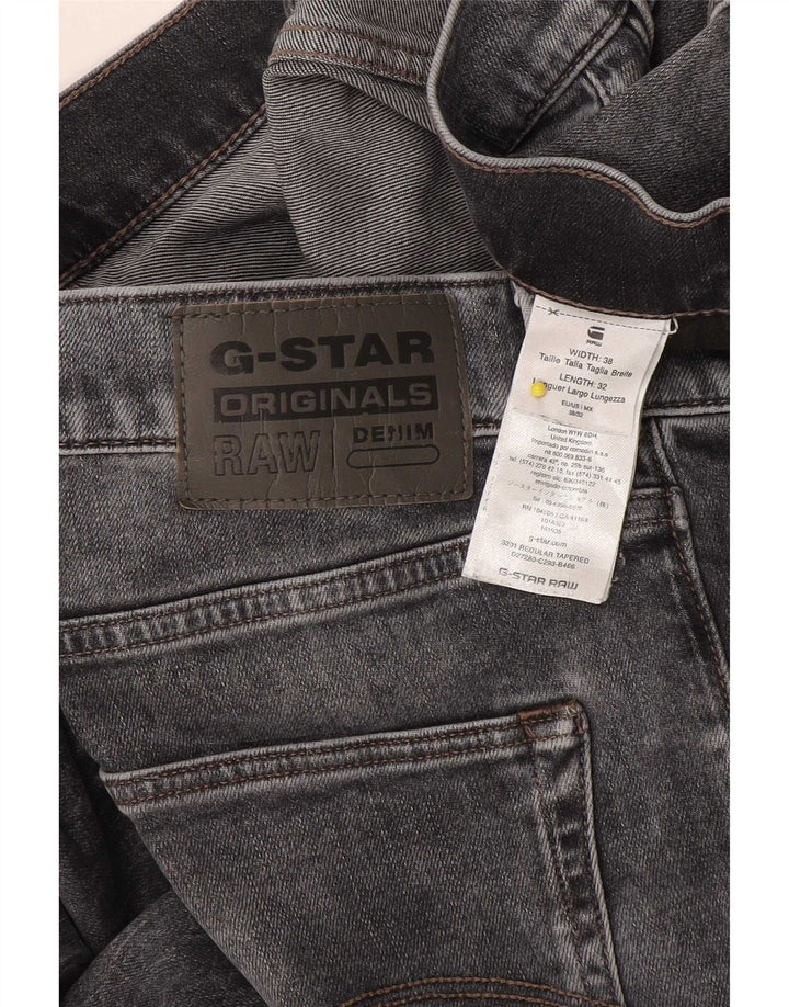 Ανδρικό τζιν G-Star κανονικό κωνικό W38 L32 Γκρι βαμβακερό