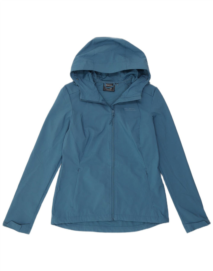 MOUNTAIN WAREHOUSE Γυναικείο μπουφάν βροχής με κουκούλα UK 6 XS Blue Polyester