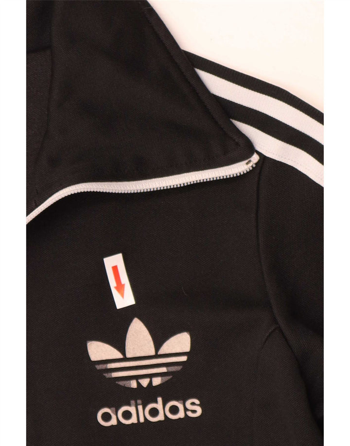 Γυναικεία αθλητική φόρμα Adidas Top Jacket EU 34 XS Μαύρο βαμβακερό