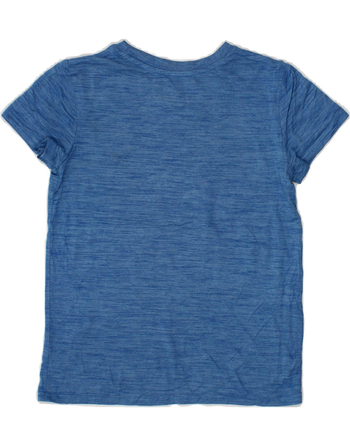 CHAMPION Boys Graphic T-Shirt Top 7-8 Years Blue Flecked Vintage Champion and Second-Hand Champion from Messina Hembry 