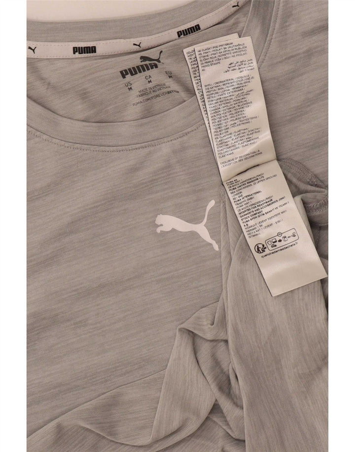 Ανδρικό T-Shirt Puma Τοπ μεσαίου γκρι πολυεστέρας