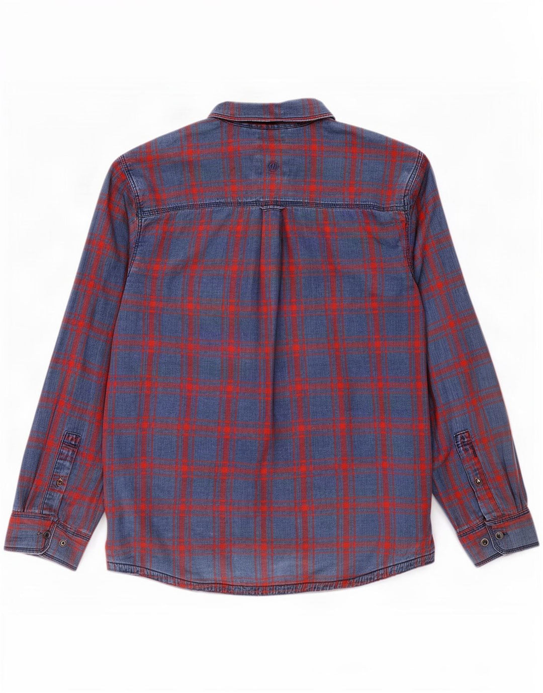 Ανδρικό Indigo πουκάμισο Fat Face 2XL Blue Check Cotton