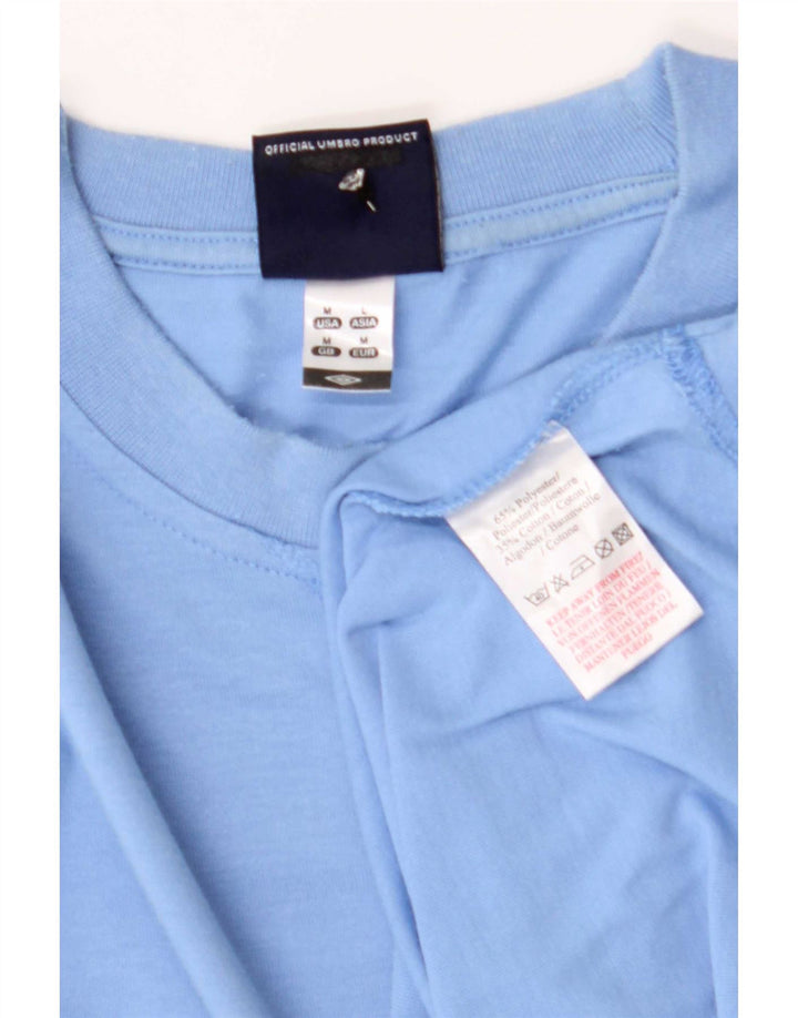 Ανδρικό T-Shirt Umbro Top Medium Blue Polyester