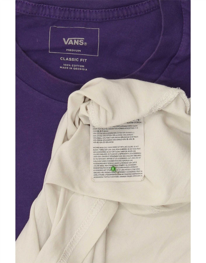 Ανδρικό μπλουζάκι Vans Classic Fit Τοπ μεσαίο λευκό χρώμα, βαμβακερό