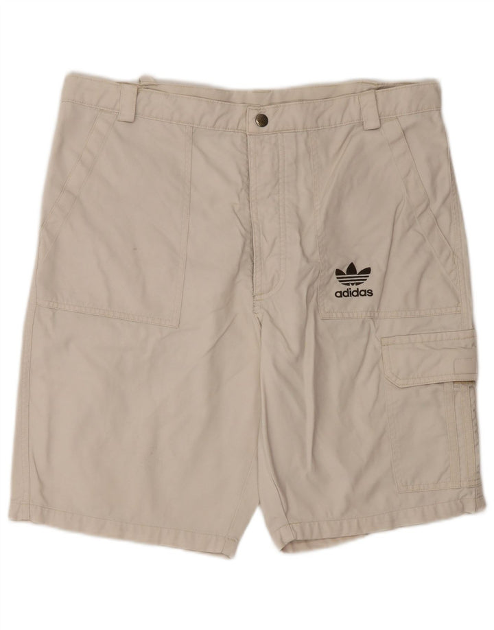 Ανδρικό σορτς Cargo Adidas Medium W32 Μπεζ βαμβακερό