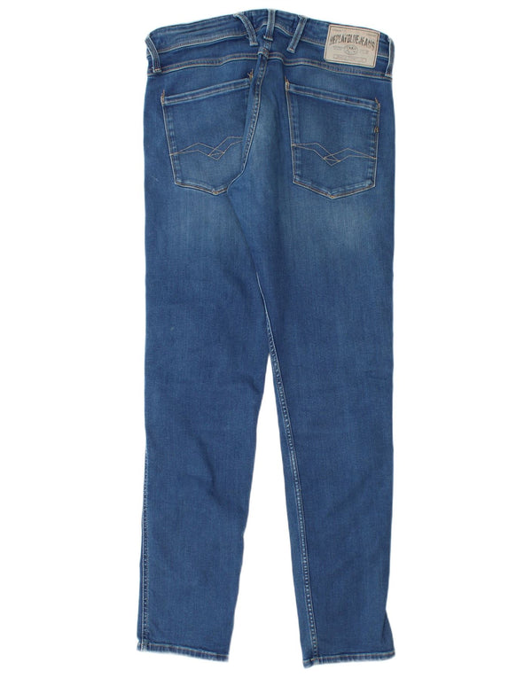 Replay Ανδρικό Slim Jeans W32 L32 Blue Cotton