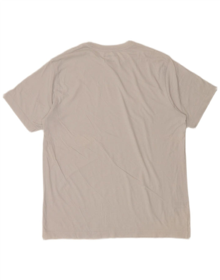 EDDIE BAUER Ανδρικό T-Shirt Top μεγάλο λευκό βαμβακερό
