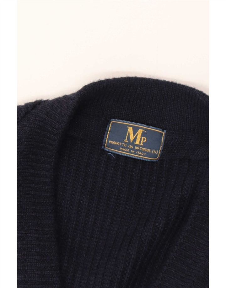 Ανδρικό πουλόβερ με ζακέτα MP XL Navy Blue