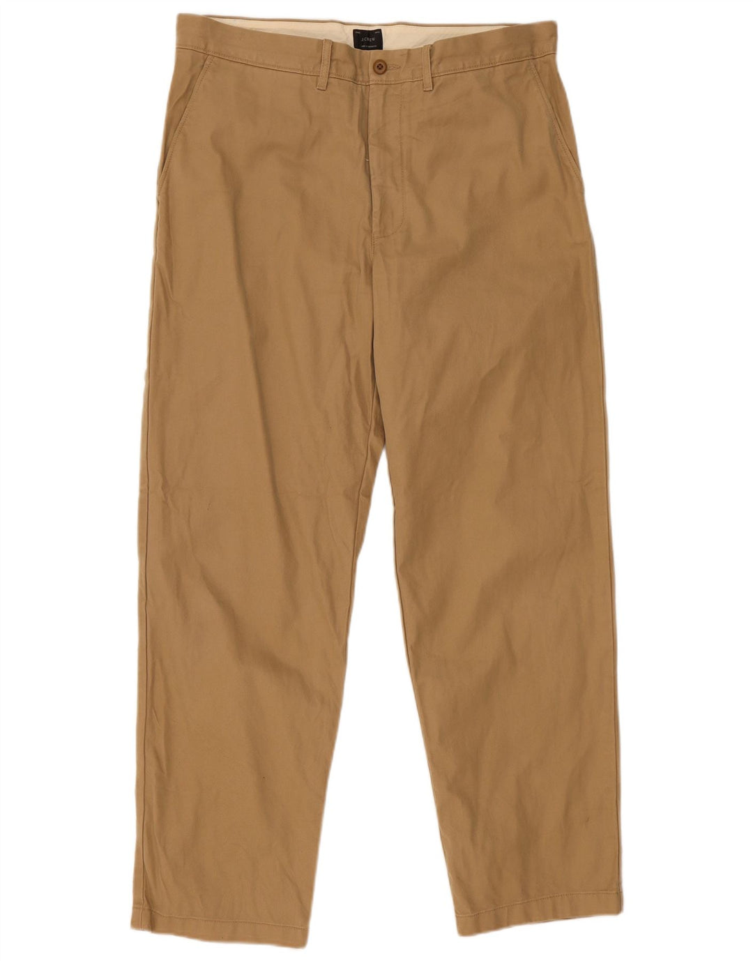J. CREW Ανδρικό κωνικό παντελόνι Chino W35 L32 Μπεζ βαμβακερό