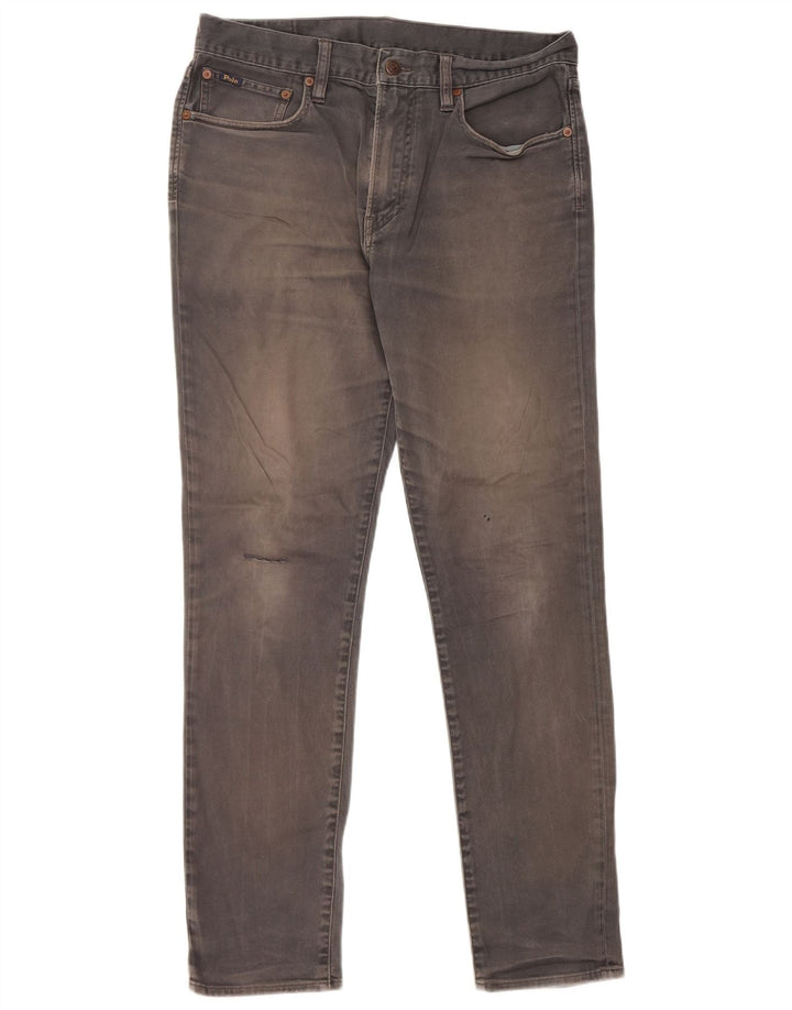 Ανδρικό Slim Jeans Ralph Lauren W32 L32 Γκρι βαμβακερό