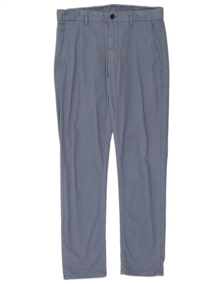 Zara Ανδρικό ίσιο παντελόνι Chino EU 40 Medium W31 L30 Blue