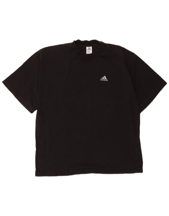 Ανδρικό T-Shirt Adidas Top XL Μαύρο βαμβακερό