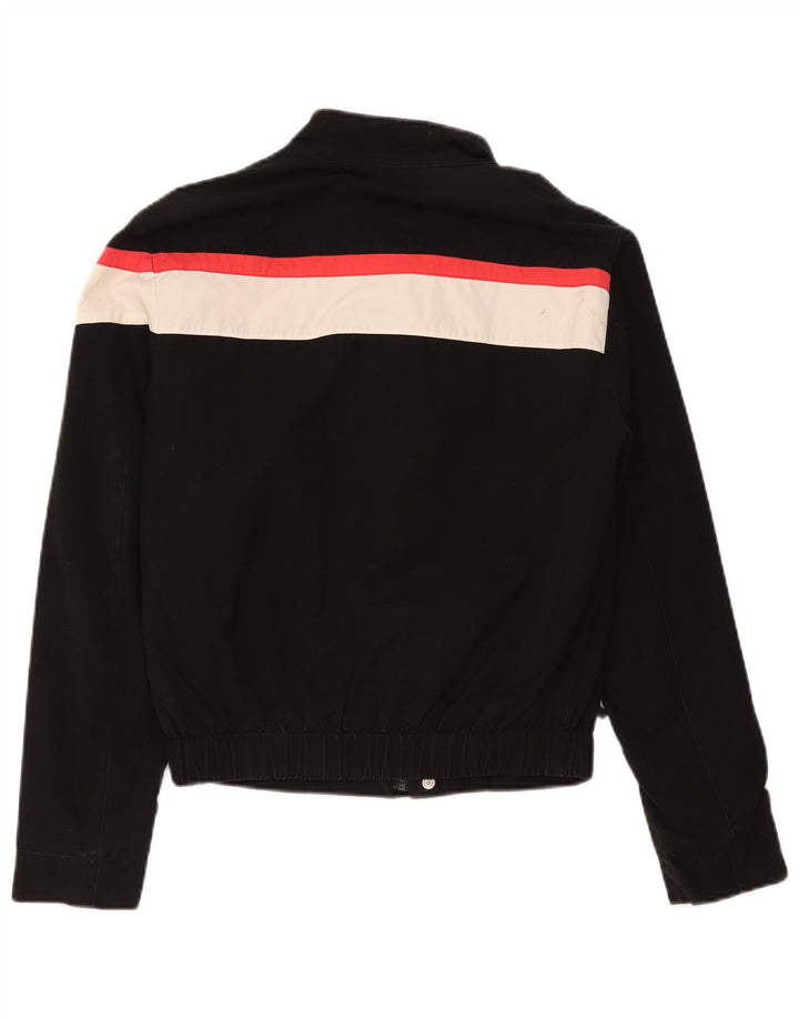 Bikkembergs Γυναικείο Bomber Jacket UK 14 Medium Black Colourblock Βαμβακερό