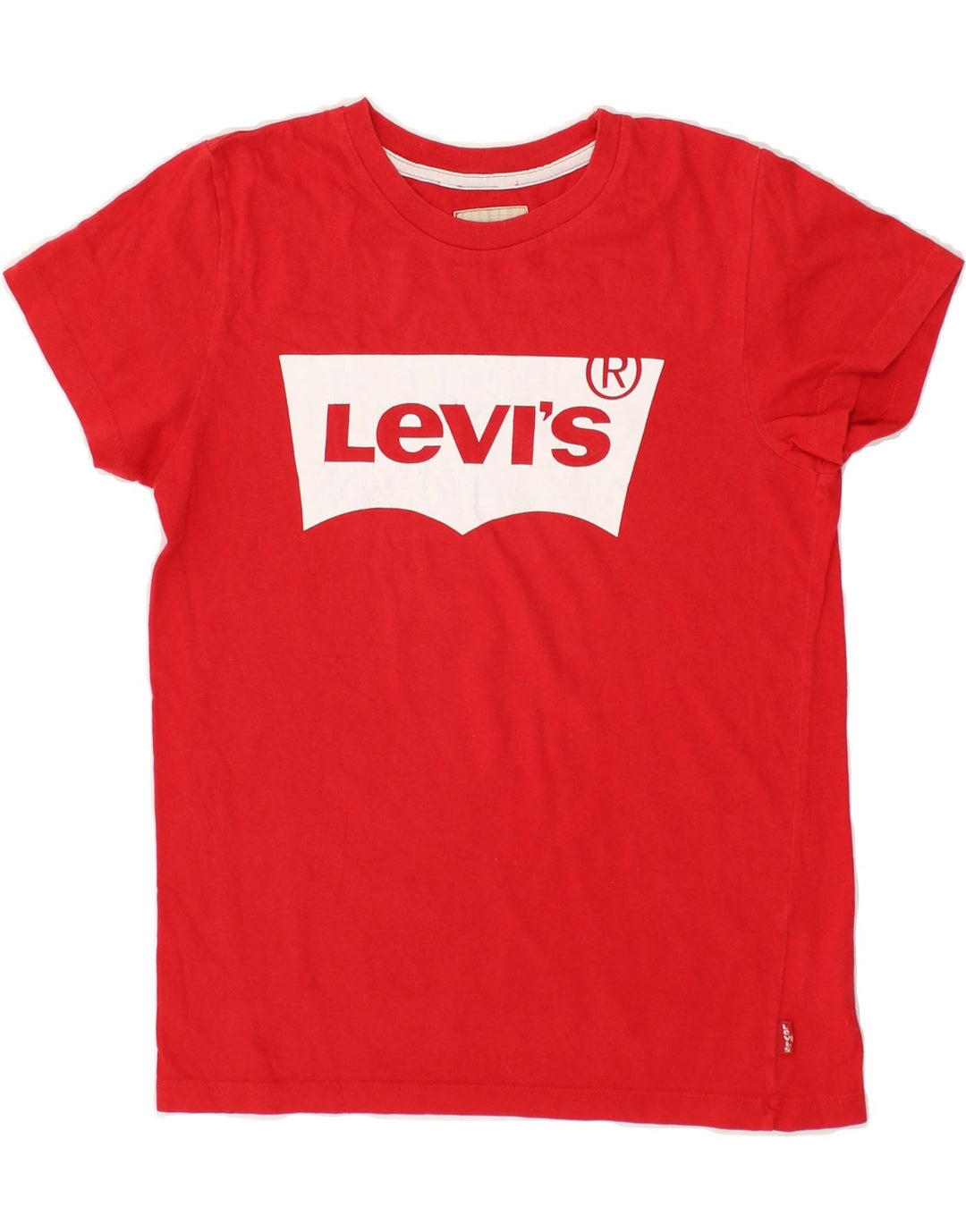 LEVI'S Boys Graphic T-Shirt Top 11-12 Years Red Cotton | Vintage Levi's | Thrift | Second-Hand Levi's | Used Clothing | Messina Hembry 