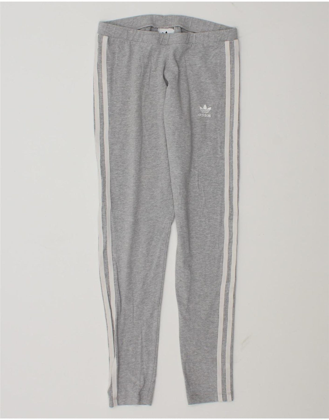 Γυναικείο κολάν Adidas UK 10 Μικρό γκρι βαμβακερό