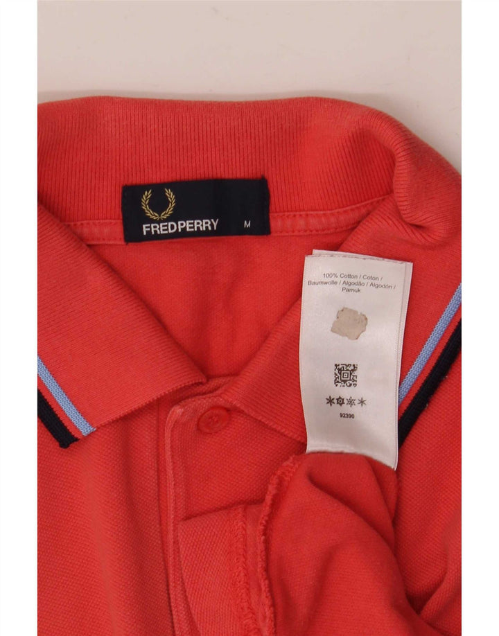 Fred Perry Ανδρικό πουκάμισο πόλο με μεσαίο κόκκινο ριγέ βαμβακερό