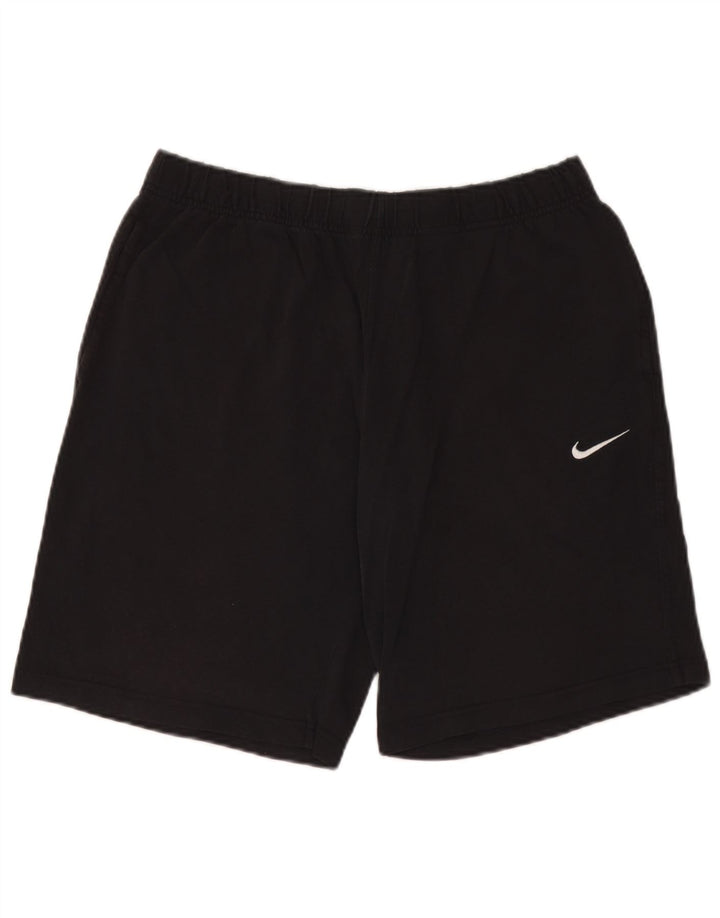 Ανδρικό αθλητικό σορτς Nike μεγάλο μαύρο βαμβακερό