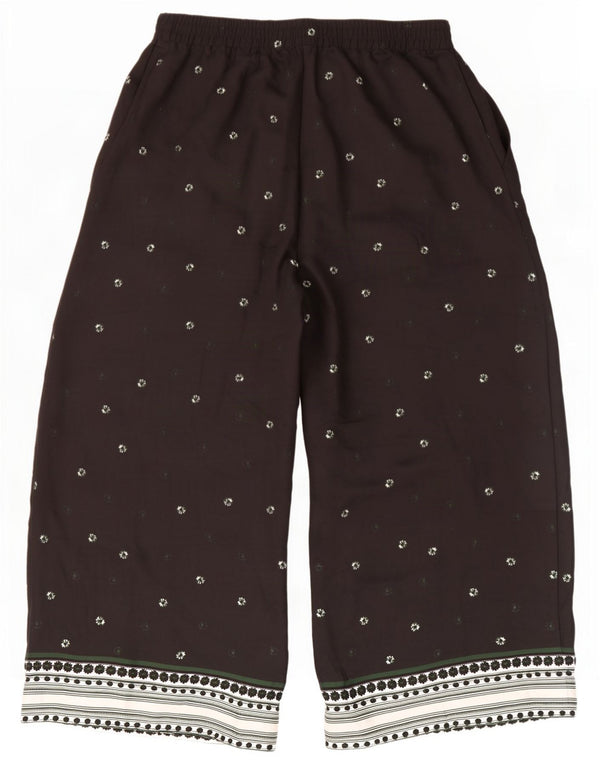 Marks & Spencer Γυναικείο Cropped Παντελόνι UK 12 Medium W30 L25 Black