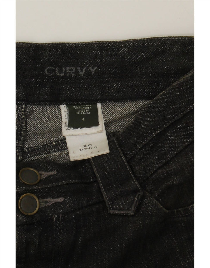 EDDIE BAUER Womens Curvy Bootcut Jeans US 6 Medium W28 L32 Grey Cotton Vintage Eddie Bauer and Second-Hand Eddie Bauer from Messina Hembry 