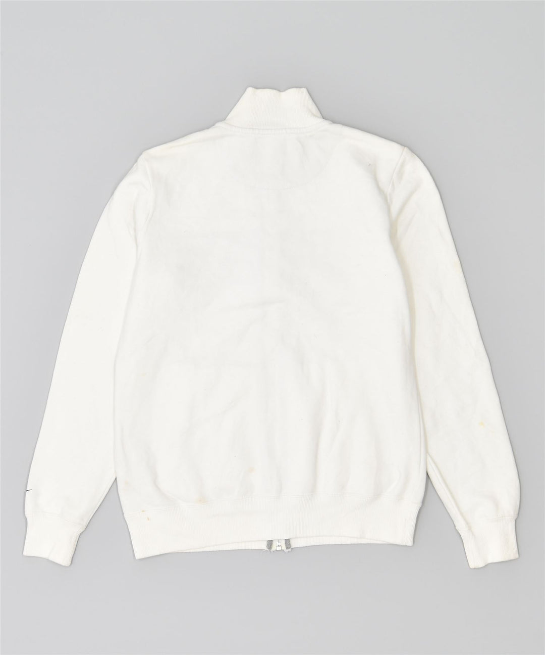 Γυναικεία αθλητική φόρμα NIKE Top Jacket UK 12 μεσαίο λευκό βαμβακερό