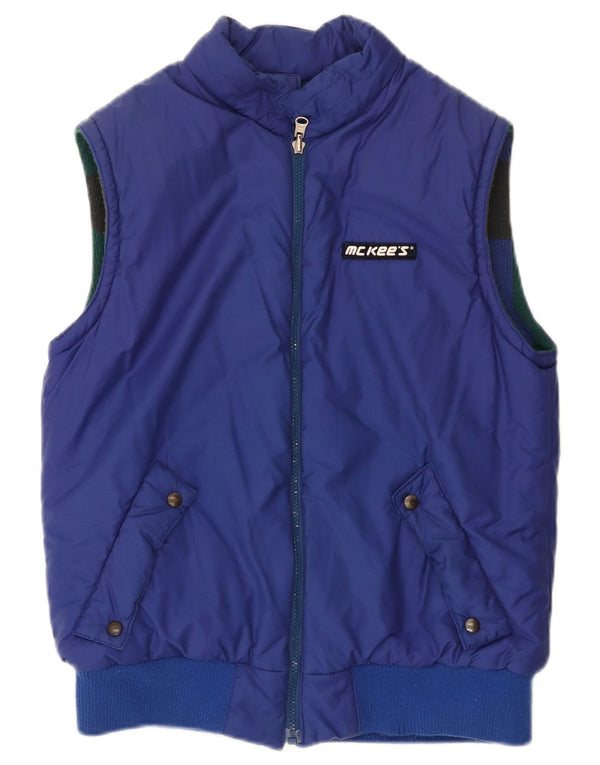 Ανδρικό MC Kee's Reversible Gilet IT 44 XS Μπλε Βαμβακερό