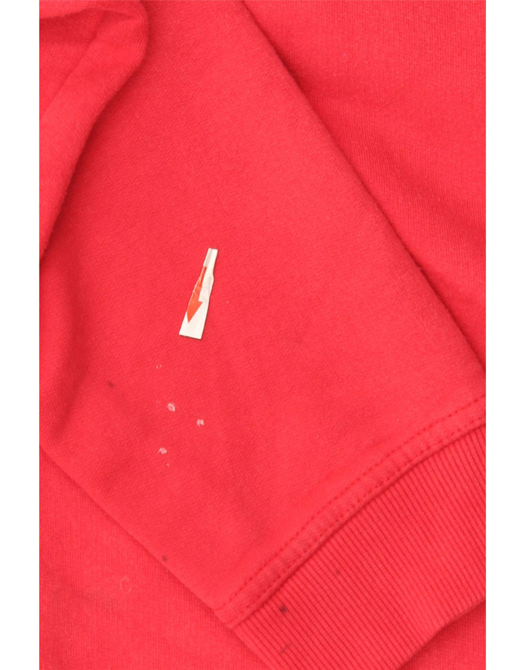 Ανδρικό φούτερ με φερμουάρ Crew Clothing, μεσαίο κόκκινο βαμβακερό