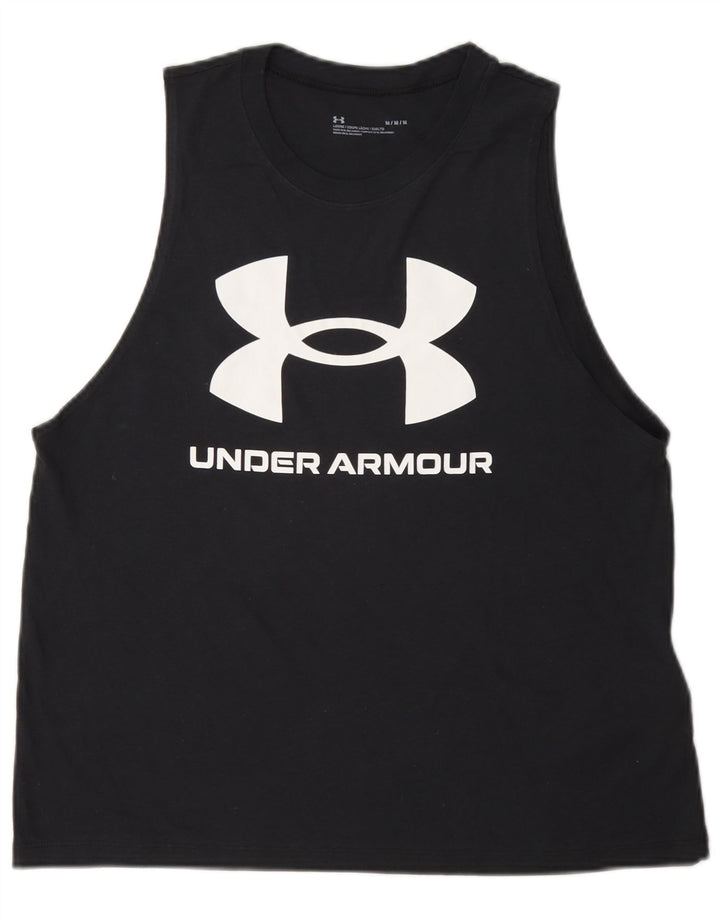 Under Armour Γυναικείο Γραφικό Γιλέκο UK 14 Μεσαίο Μαύρο Βαμβακερό