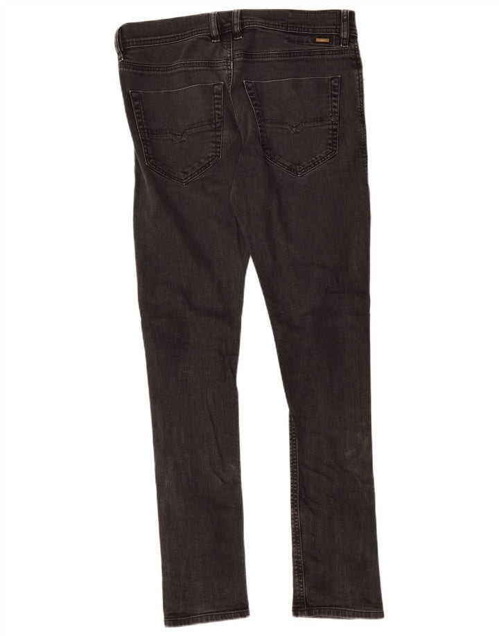 Diesel Ανδρικό Carrot Slim Jeans W30 L32 Μαύρο βαμβακερό