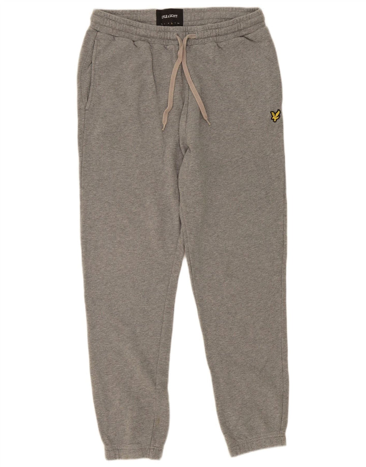 Ανδρική φόρμα LYLE & SCOTT Παντελόνι Joggers Μεγάλο Γκρι Βαμβακερό