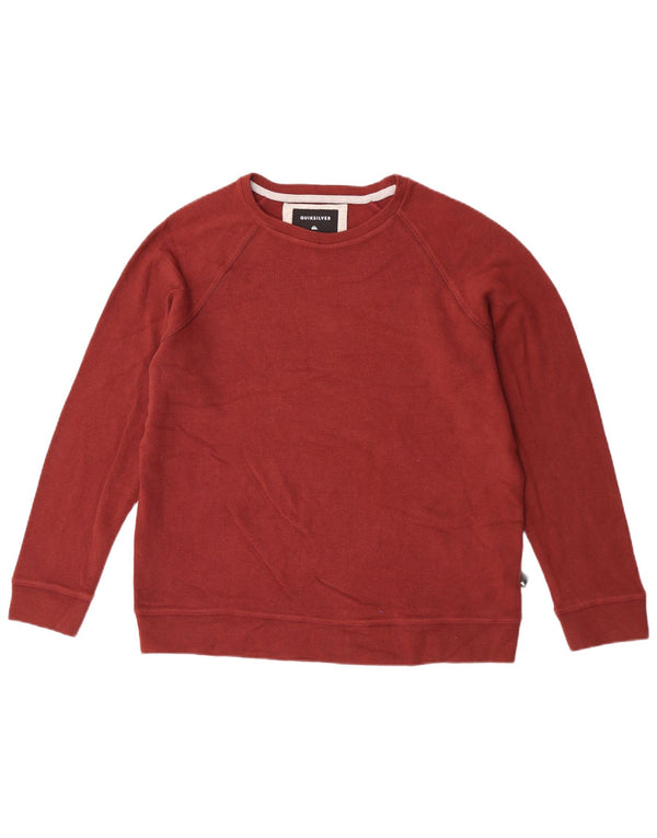 Ανδρικό φούτερ Quiksilver Jumper από μεγάλο βαμβακερό καφέ