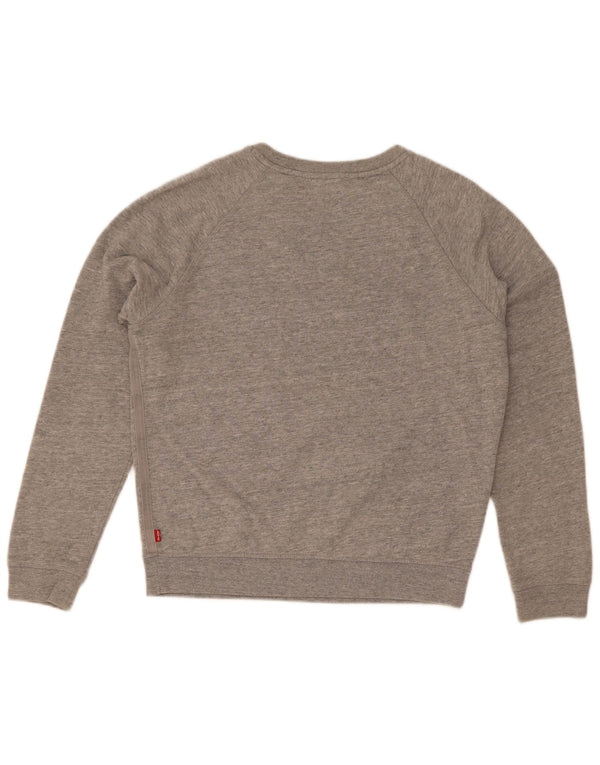 Γυναικεία φούτερ Levi's Oversized Jumper UK 10 Small Grey Flecked Cotton