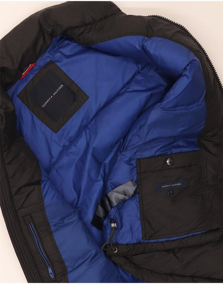 TOMMY HILFIGER Ανδρική επένδυση Gilet UK 40 Large Black Nylon