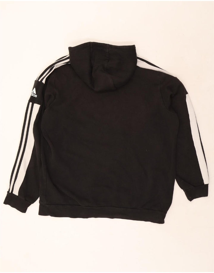Ανδρική κουκούλα ADIDAS Jumper 2XL Black Colourblock Βαμβακερό