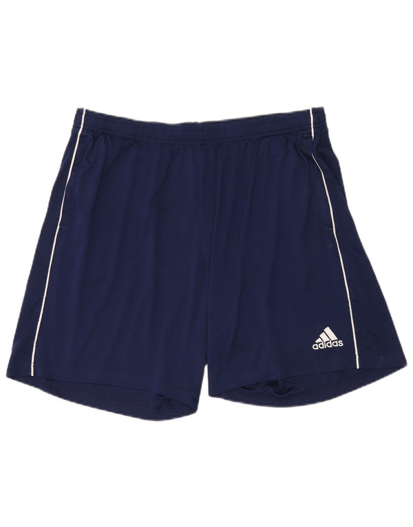 Ανδρικό αθλητικό σορτς Adidas Climalite 2XL Navy Blue Polyester