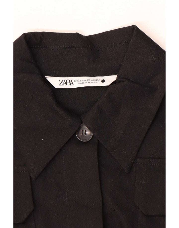 Zara Γυναικείο μπουφάν Bolero UK 6 XS Μαύρο