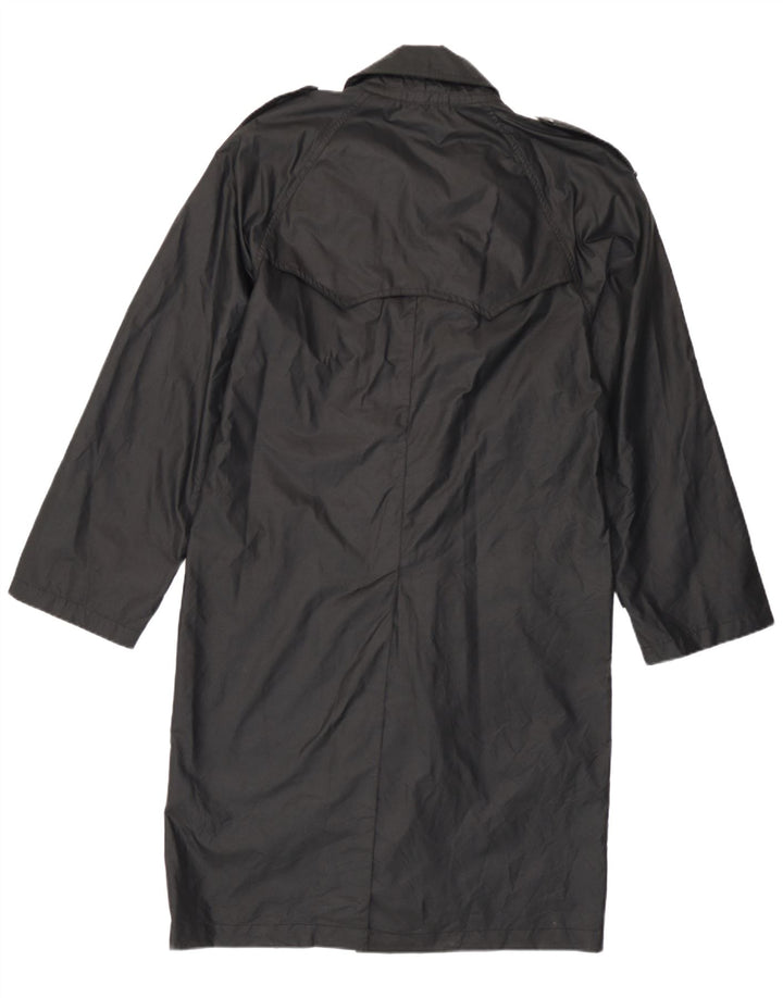Fiorucci Ανδρική καμπαρντίνα με κουκούλα UK 36 Small Black Nylon