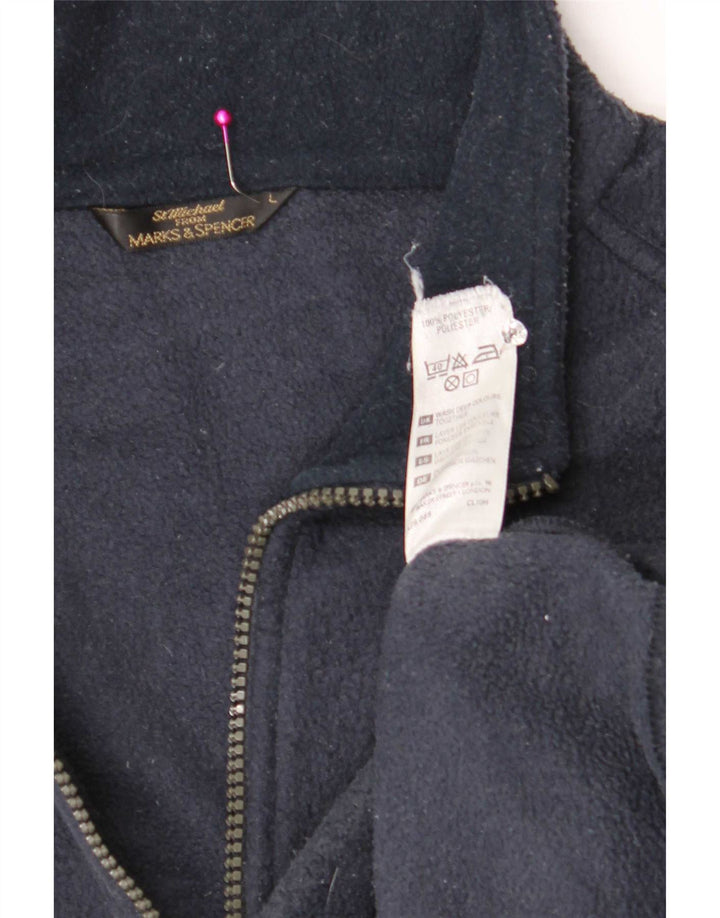 Marks & Spencer Ανδρικό μπουφάν Fleece St. Michael UK 40 Large Navy Blue
