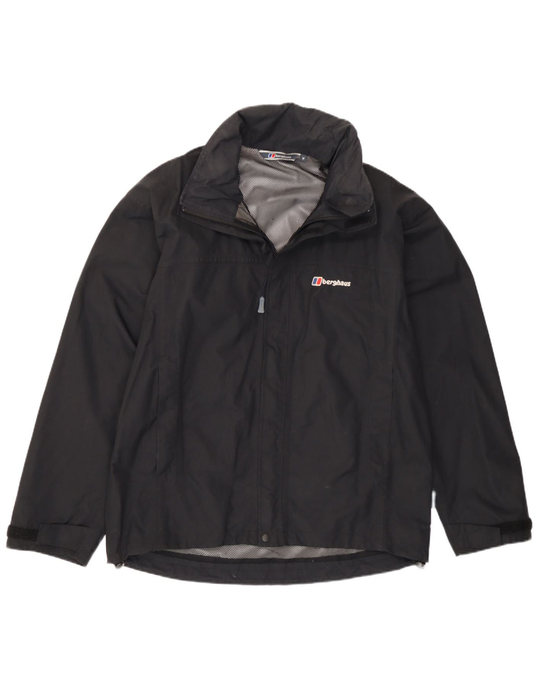 Ανδρικό μπουφάν βροχής με κουκούλα Berghaus UK 38 Medium Black Nylon