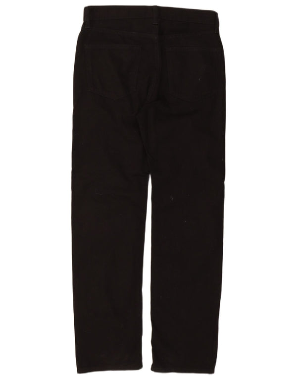 Ανδρικό τζιν ίσιο Marks & Spencer Regular Fit W32 L31 Μαύρο βαμβακερό