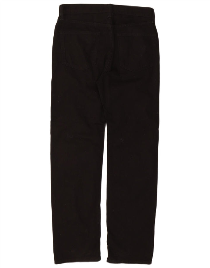 Ανδρικό τζιν ίσιο Marks & Spencer Regular Fit W32 L31 Μαύρο βαμβακερό