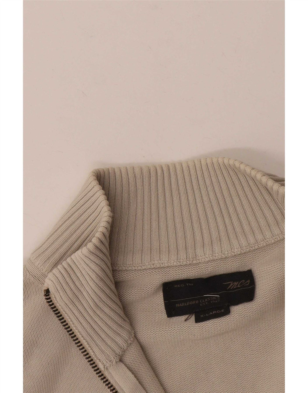 Marlboro Classics Ανδρικό πουλόβερ ζακέτα XL Grey
