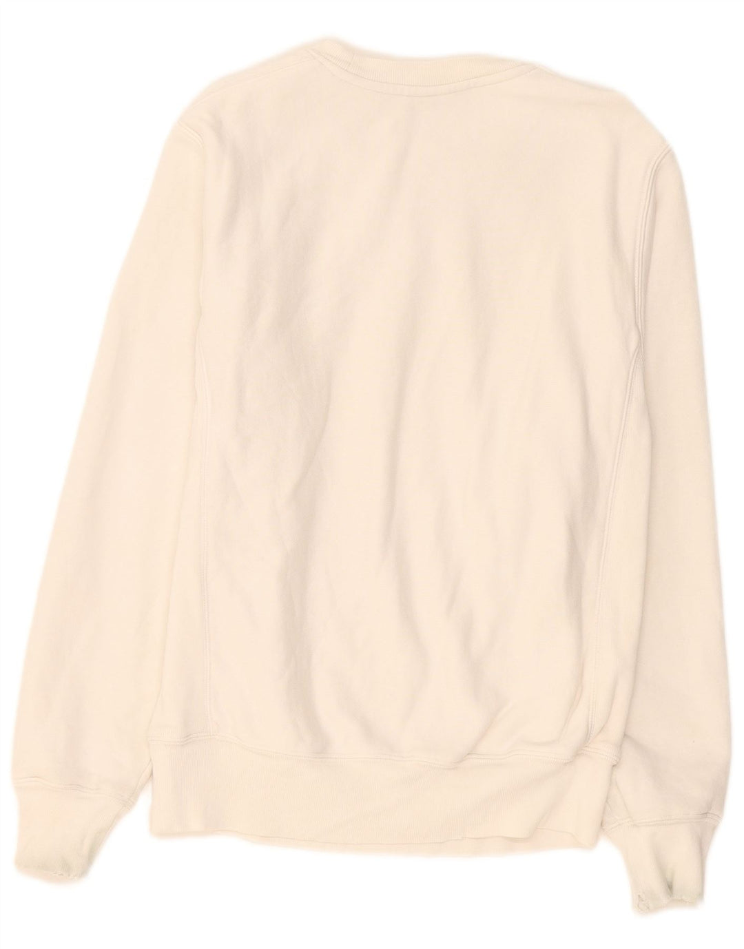 Ανδρική μπλούζα Champion Reverse Weave Jumper Μικρό λευκό βαμβακερό