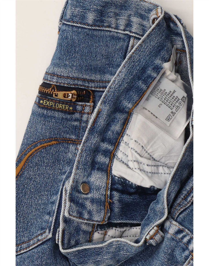 Explorer Γυναικείο ίσιο τζιν W26 L30 Μπλε βαμβακερό
