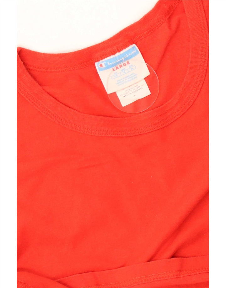 Ανδρικό T-Shirt Champion Top μεγάλο κόκκινο βαμβακερό