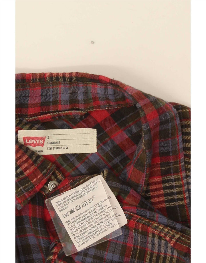 Ανδρικό πουκάμισο Levi's Standard Fit Flannel Μικρό πολύχρωμο βαμβακερό καρό